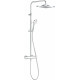 Душевая стойка Kludi Logo Dual Shower System 6809805-00 с термостатом, хром, штанга 126 см