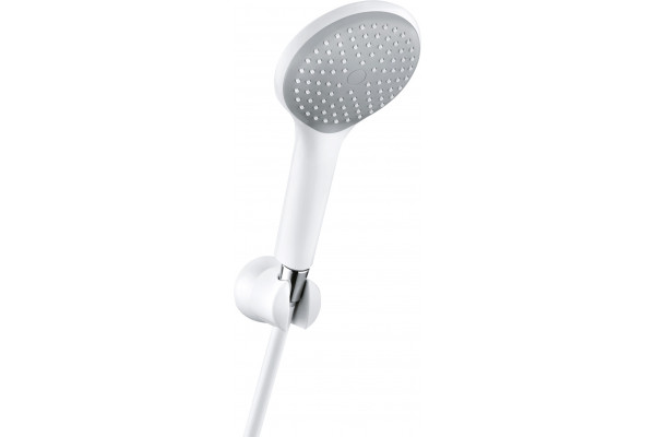 Душевой гарнитур Kludi Freshline 1S 6785091-00 цвет белый, штанга 24.9 см