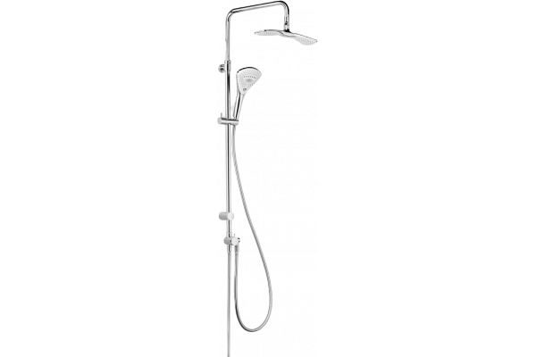 Душевая стойка Kludi Fizz dual shower system 6709105-00 хром, штанга 129 см