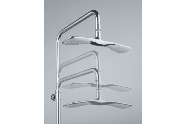 Душевая стойка Kludi Fizz dual shower system 6709105-00 хром, штанга 129 см