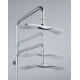 Душевая стойка Kludi Fizz dual shower system 6709105-00 хром, штанга 129 см