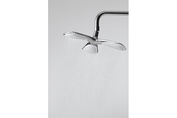 Душевая стойка Kludi Fizz dual shower system 6709305-00 хром, штанга 129 см