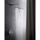 Верхний душ Kludi Fizz 6757505-00 хром, штанга 5.5 см, размер 34 см