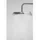 Верхний душ Kludi Fizz 6757505-00 хром, штанга 5.5 см, размер 34 см