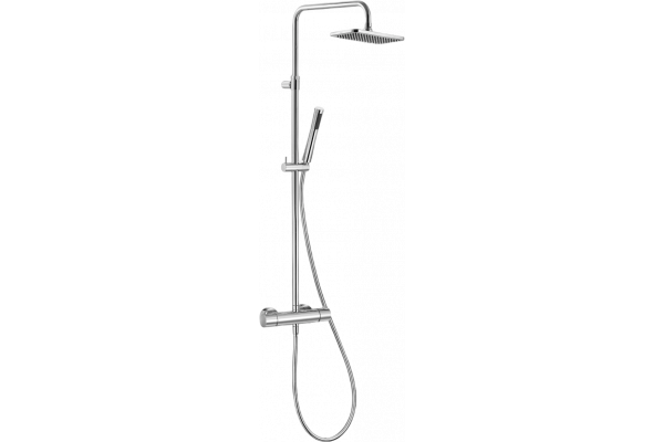 Душевая стойка Kludi A-QA Dual Shower System 4909505-00 хром, штанга 126 см