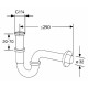 Сифон для раковины Kludi 1025005-00 хром