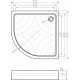 Поддон для душа Koller Pool GRACE90R 90х90 четверть круга, низкий