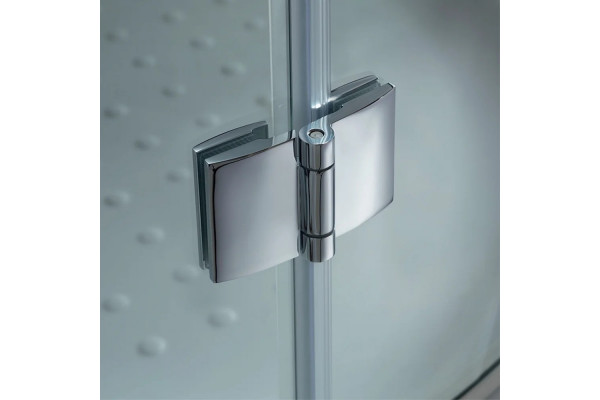 Душевой уголок Koller Pool Waterfall Line AC9E 90х90, стекло прозрачное, квадратный, двери распашные