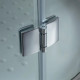 Душевой уголок Koller Pool Waterfall Line AC9E 90х90, стекло прозрачное, квадратный, двери распашные