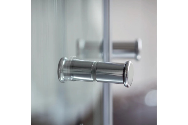 Душевой уголок Koller Pool Waterfall Line AC9E 90х90, стекло прозрачное, квадратный, двери распашные