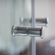 Душевой уголок Koller Pool Waterfall Line AC9E 90х90, стекло прозрачное, квадратный, двери распашные