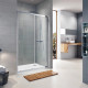 Душевая дверь в нишу Koller Pool Aqua Line Trend 120х190, профиль хром, стекло прозрачное, раздвижная
