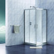 Душевой уголок Koller Pool Aqua Line Style S90SC 90х90, стекло прозрачное. профиль хром, квадратный, двери раздвижные