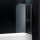 Шторка на ванну Koller Pool Aqua Line 75х130, стекло прозрачное, распашная, профиль хром