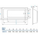 Акриловая ванна Koller Pool Neon new 160x70 пристенная, прямоугольная