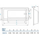 Акриловая ванна Koller Pool Neon new 150x70 пристенная, прямоугольная
