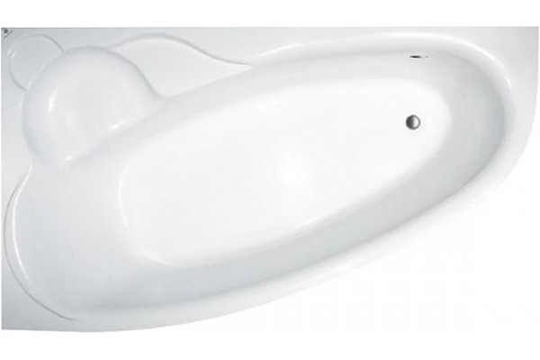 Акриловая ванна Koller Pool Nadine 170x100 L пристенная, асимметричная