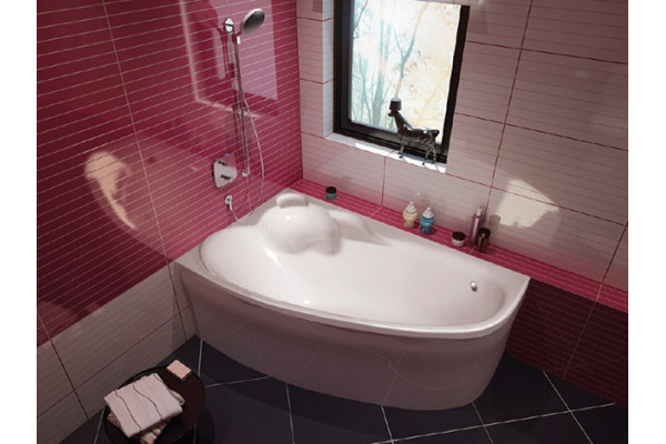 Акриловая ванна Koller Pool Nadine 170x100 L пристенная, асимметричная