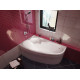 Акриловая ванна Koller Pool Nadine 170x100 L пристенная, асимметричная