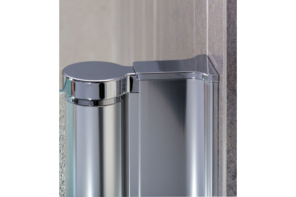 Шторка на ванну Koller Pool Waterfall Line QP93 R Chrome Clear распашная, стекло прозрачное
