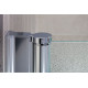 Шторка на ванну Koller Pool Waterfall Line QP93 L Chrome Grape распашная, стекло рифленое
