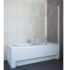 Шторка на ванну Koller Pool Waterfall Line QP95 R Chrome Clear распашная, стекло прозрачное