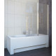 Шторка на ванну Koller Pool Waterfall Line QP95 R Chrome Clear распашная, стекло прозрачное