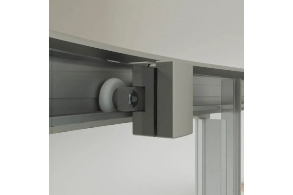 Душевой уголок Kubele DE018RBG-CLN-MT-120х100х200 прямоугольный-асимметричный, двери раздвижные