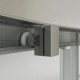 Душевой уголок Kubele DE018RBG-CLN-MT-95х90х200 прямоугольный-асимметричный, двери раздвижные
