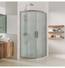 Душевой уголок Kubele DE018RG-MAT-MT-120х120х200 четверть круга, двери раздвижные