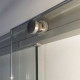 Шторка на ванну Kubele DE019P4-CLN-CH 160х150 см, профиль хром, раздвижная, стекло прозрачное