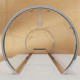 Душевой уголок Kubele DE018 DE018RR4L-CLN-MT-105х105х200 105х200, профиль матовый хром, круглый, двери раздвижные