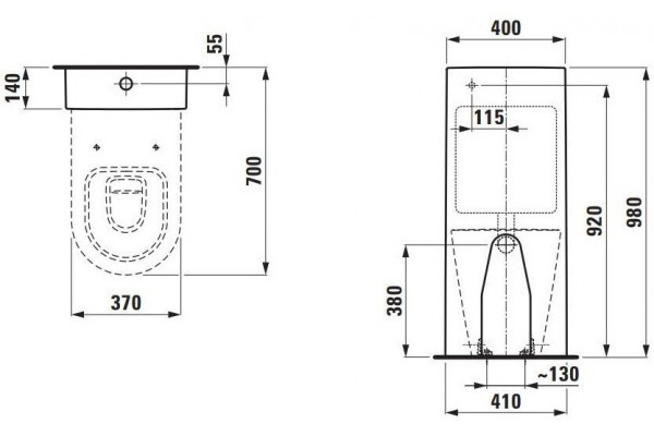 Бачок для унитаза Laufen Kartell 8.2866.1.000.881.1