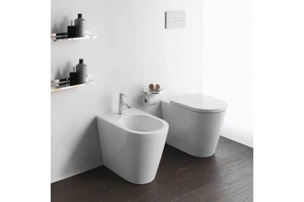 Унитаз напольный Laufen Kartell (без бачка) 8.2333.6.000.000.1 безободковый