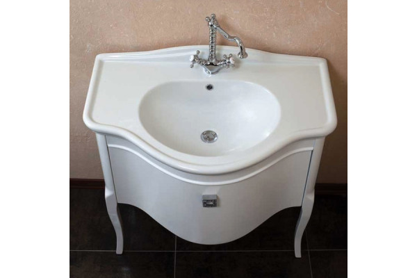 Мебельная раковина La Beaute Classic CON90B1 цвет белый, на тумбу