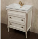 Тумба для комплекта La Beaute Classic Vivien Сassetto 70 слоновая кость с патиной, фурнитура бронза, напольная, с ящиками