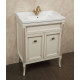 Тумба для комплекта La Beaute Classic Vivien Porta 70 слоновая кость с патиной, фурнитура бронза, напольная, с дверками