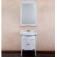 Мебель для ванной La Beaute Classic Lorette 65 белый матовый, фурнитура бронза, напольная, с дверками