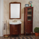 Мебель для ванной La Beaute Classic Lorette 70 орех матовый, фурнитура бронза, напольная, с дверками