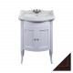 Тумба для комплекта La Beaute Classic Lorette 65 темное дерево глянец, фурнитура серебро, напольная, с дверками