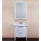 Мебель для ванной La Beaute Classic Lorette 70 белый матовый, фурнитура серебро, напольная, с дверками