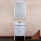 Мебель для ванной La Beaute Classic Lorette 65 орех матовый, фурнитура бронза, напольная, с дверками
