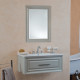 Мебель для ванной La Beaute Classic Cornelia 85 серый шелк матовый, фурнитура серебро, подвесная, с ящиками