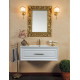 Тумба для комплекта La Beaute Classic Cornelia 100 белый матовый, фурнитура бронза, подвесная, с ящиками