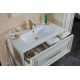 Тумба для комплекта La Beaute Classic Cornelia 85 слоновая кость матовый, фурнитура бронза, подвесная, с ящиками