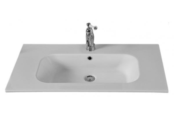 Тумба с раковиной La Beaute Classic Cornelia 100 слоновая кость матовый, фурнитура золото, подвесная, с ящиками