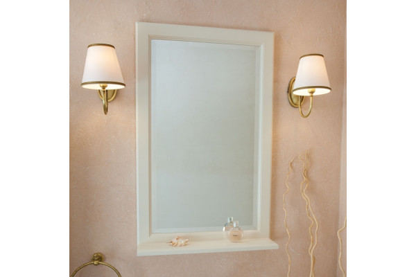 Мебель для ванной La Beaute Classic Michel 60 слоновая кость матовый, фурнитура бронза, напольная, с доводчиками