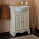 Мебель для ванной La Beaute Classic Michel 60 слоновая кость матовый, фурнитура золото, напольная, с доводчиками