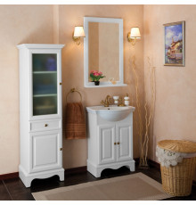 Мебель для ванной La Beaute Classic Michel 60 белый матовый, фурнитура бронза, напольная, с доводчиками