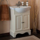 Мебель для ванной La Beaute Classic Michel 60 слоновая кость матовый, фурнитура серебро, напольная, с доводчиками